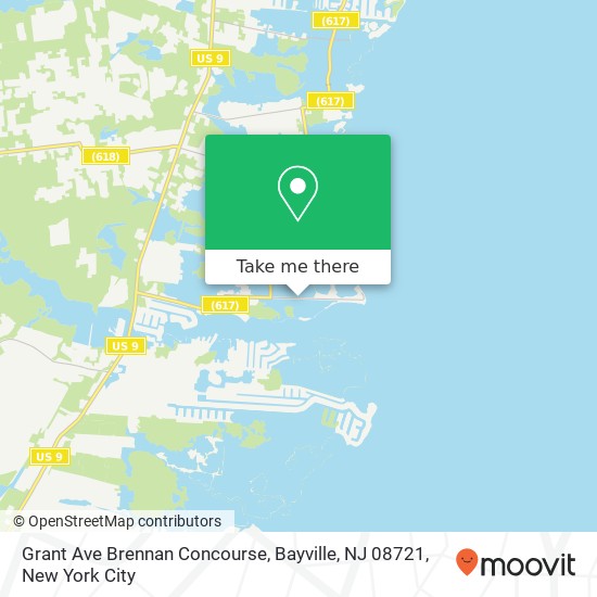 Grant Ave Brennan Concourse, Bayville, NJ 08721 map