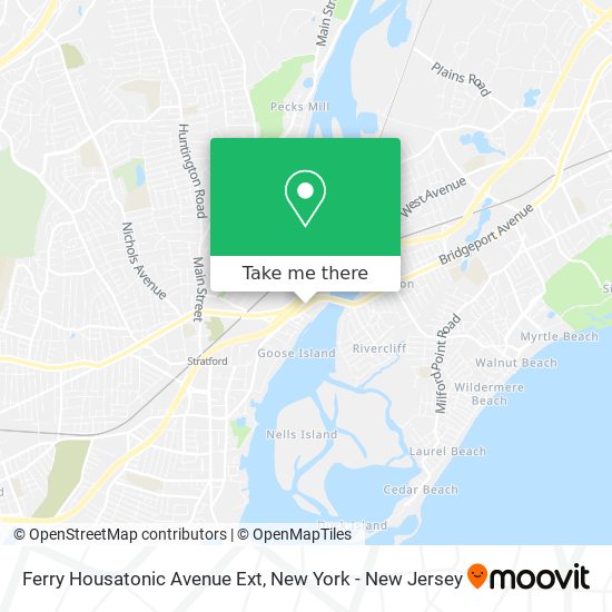 Ferry Housatonic Avenue Ext map