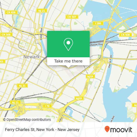 Ferry Charles St map