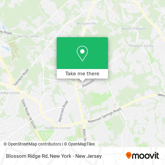 Mapa de Blossom Ridge Rd