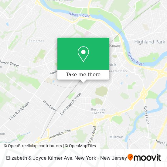 Mapa de Elizabeth & Joyce Kilmer Ave