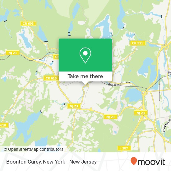 Mapa de Boonton Carey