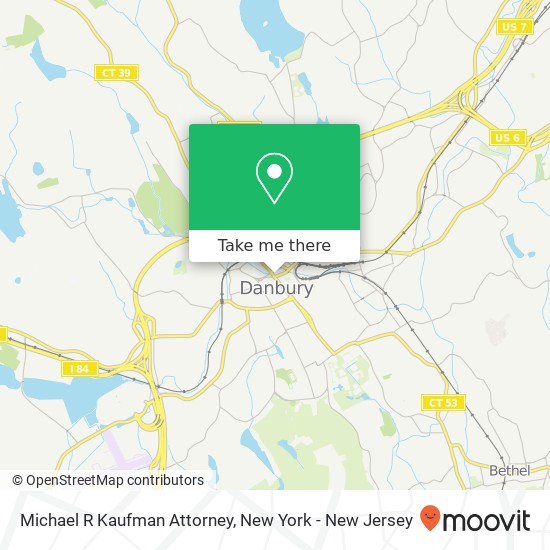 Michael R Kaufman Attorney map