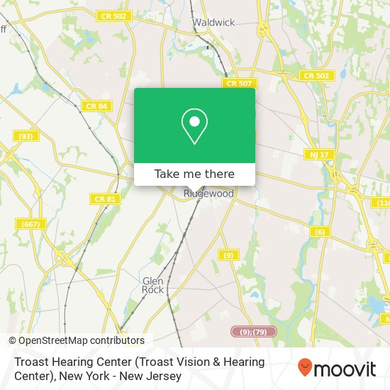 Mapa de Troast Hearing Center