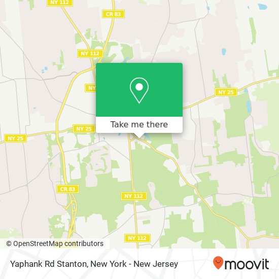 Yaphank Rd Stanton map