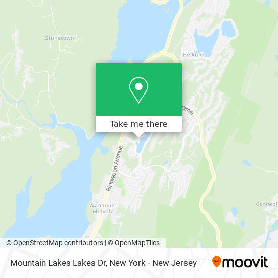 Mapa de Mountain Lakes Lakes Dr