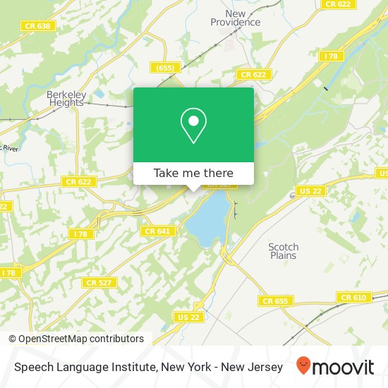 Speech Language Institute map