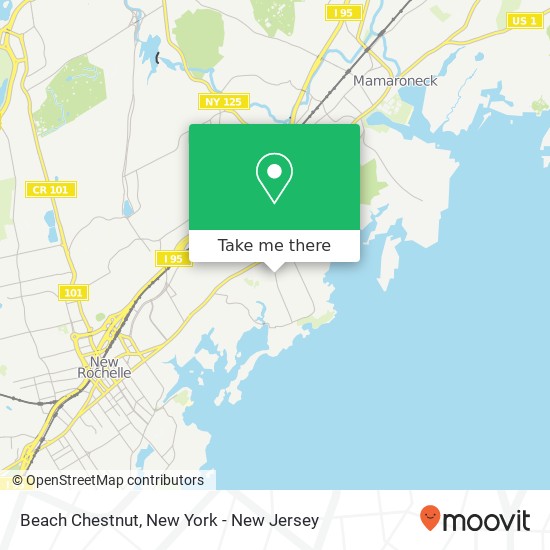 Mapa de Beach Chestnut