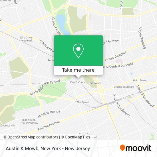 Austin & Mowb map