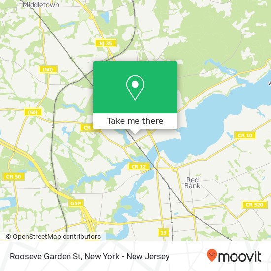 Rooseve Garden St map