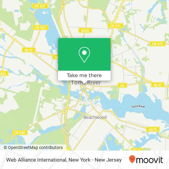 Mapa de Web Alliance International