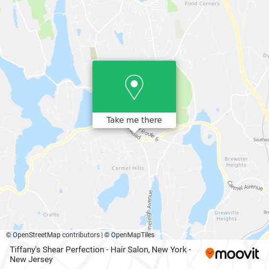 Tiffany's Shear Perfection - Hair Salon map