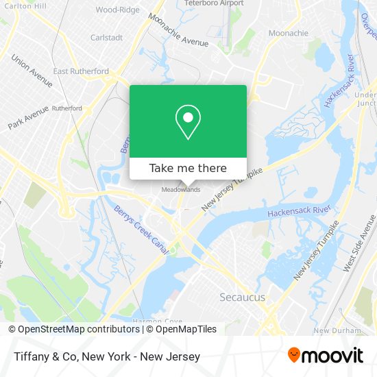 Mapa de Tiffany & Co