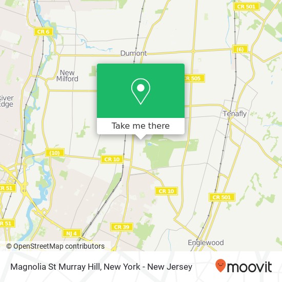 Mapa de Magnolia St Murray Hill
