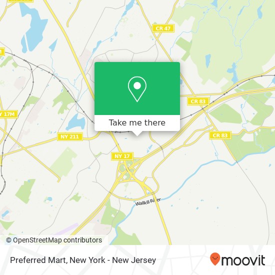 Preferred Mart map