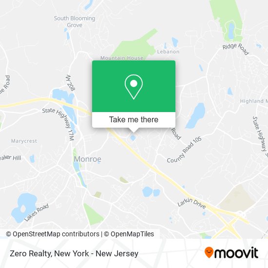 Zero Realty map