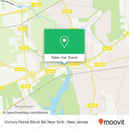 Victory Horse Block Rd map