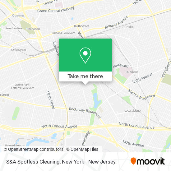 S&A Spotless Cleaning map