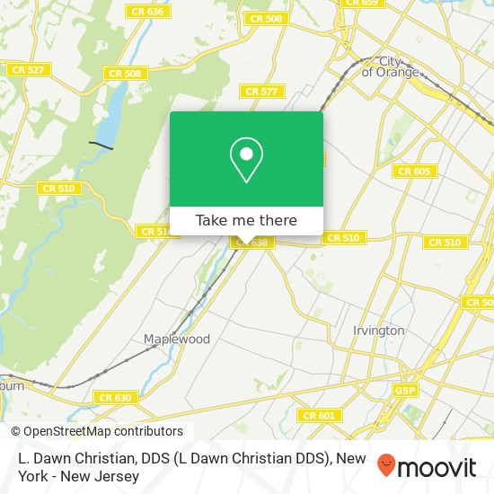 Mapa de L. Dawn Christian, DDS (L Dawn Christian DDS)