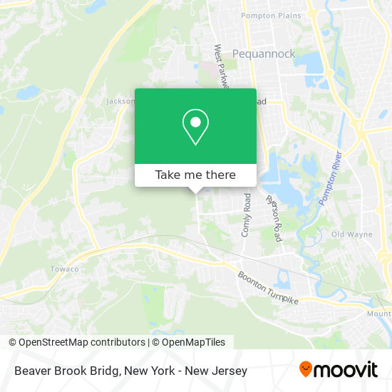 Beaver Brook Bridg map