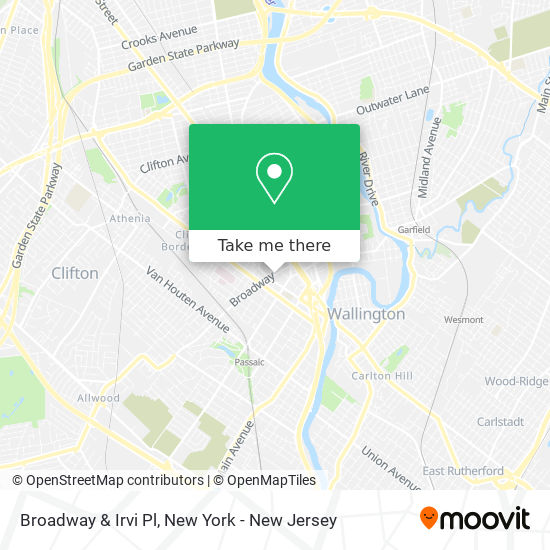 Broadway & Irvi Pl map