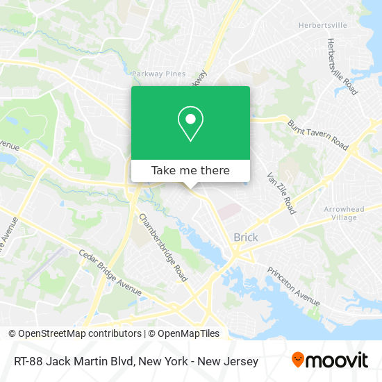 Mapa de RT-88 Jack Martin Blvd