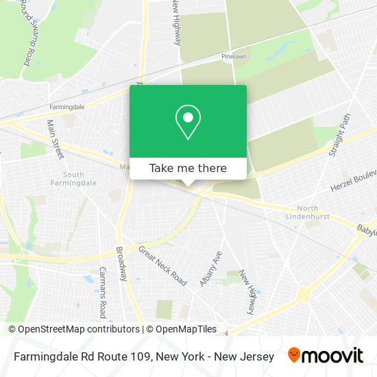 Mapa de Farmingdale Rd Route 109