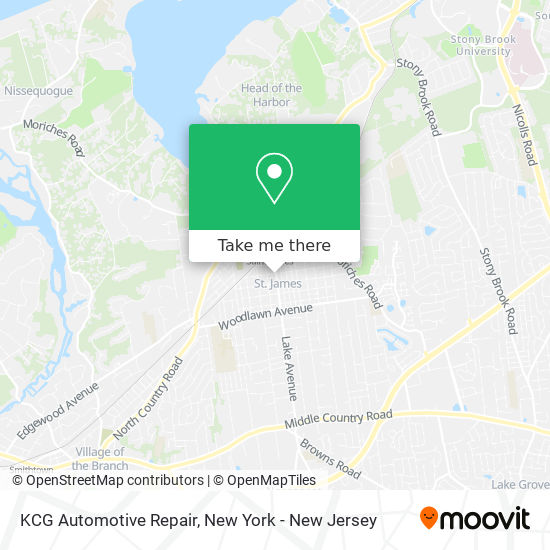 KCG Automotive Repair map