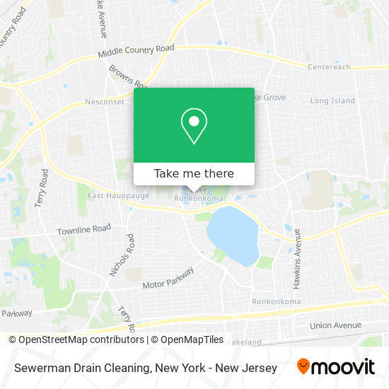 Sewerman Drain Cleaning map