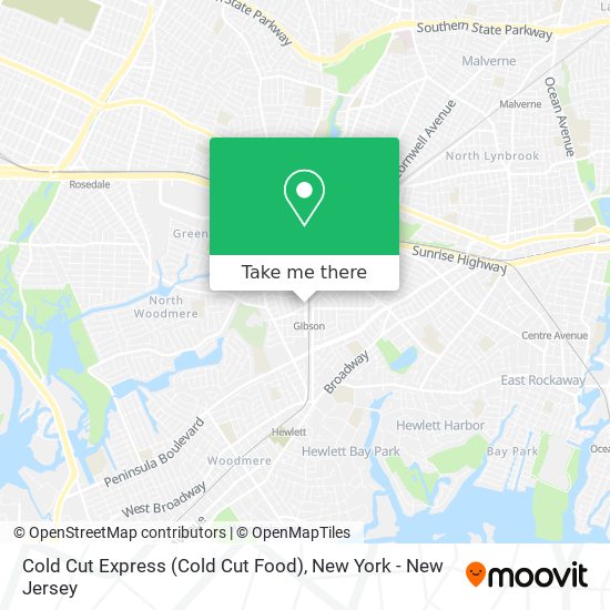 Mapa de Cold Cut Express (Cold Cut Food)