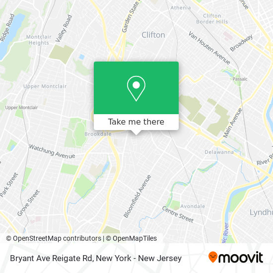 Mapa de Bryant Ave Reigate Rd