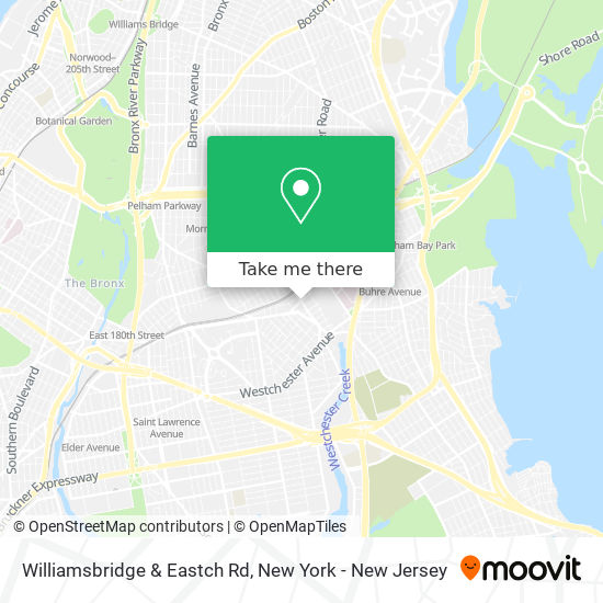 Mapa de Williamsbridge & Eastch Rd