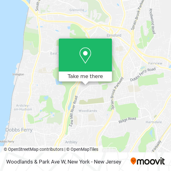 Mapa de Woodlands & Park Ave W