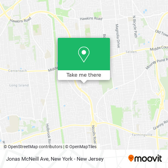 Jonas McNeill Ave map