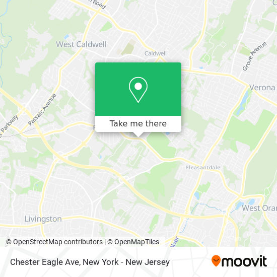 Mapa de Chester Eagle Ave