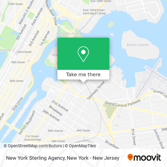 New York Sterling Agency map