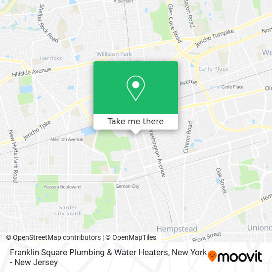Franklin Square Plumbing & Water Heaters map