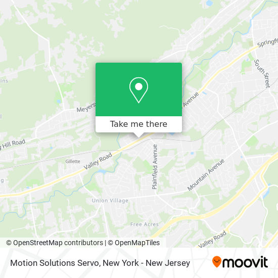 Motion Solutions Servo map