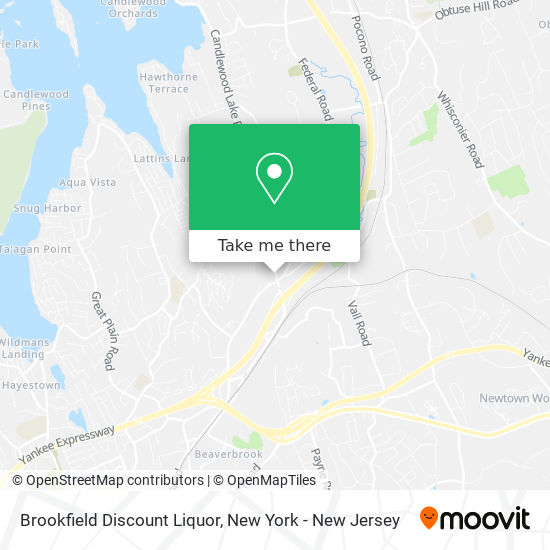 Mapa de Brookfield Discount Liquor