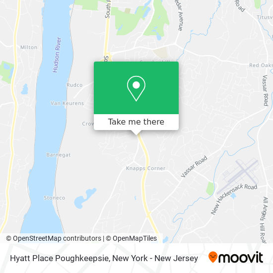 Mapa de Hyatt Place Poughkeepsie