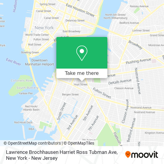 Lawrence Brochhausen Harriet Ross Tubman Ave map