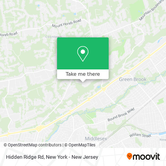 Mapa de Hidden Ridge Rd