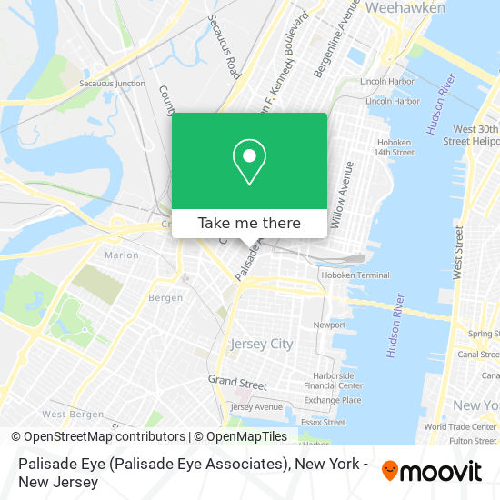 Mapa de Palisade Eye (Palisade Eye Associates)