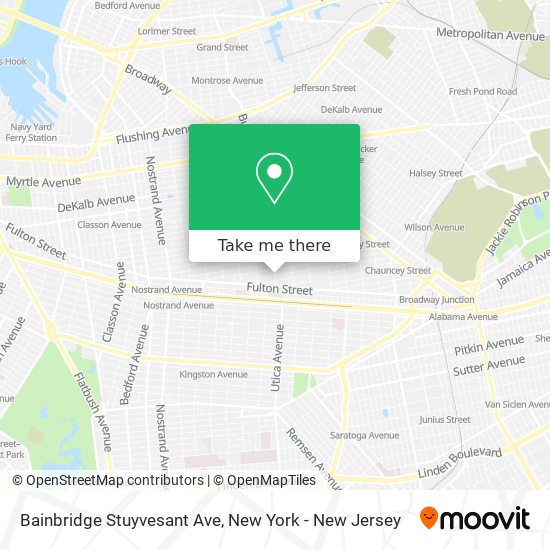 Mapa de Bainbridge Stuyvesant Ave