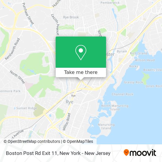 Mapa de Boston Post Rd Exit 11