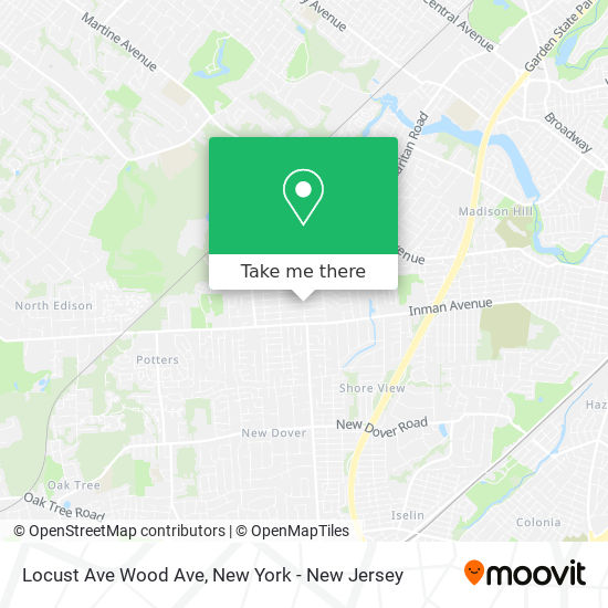 Mapa de Locust Ave Wood Ave