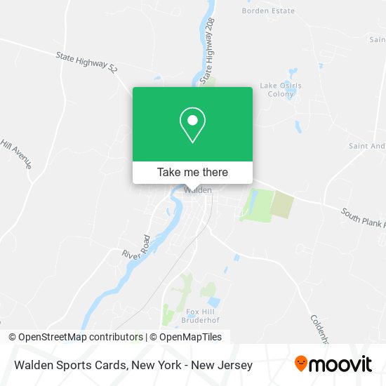 Mapa de Walden Sports Cards