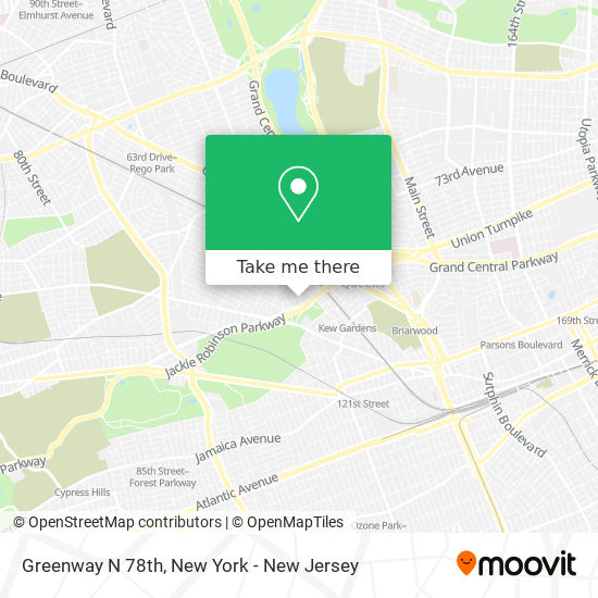 Mapa de Greenway N 78th