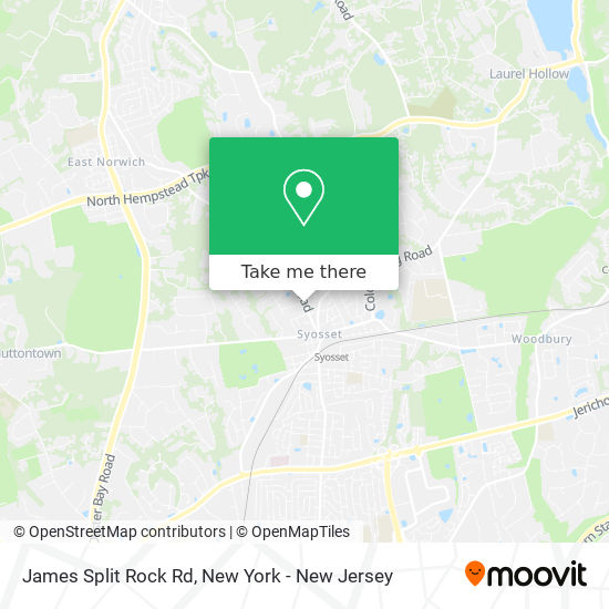 Mapa de James Split Rock Rd