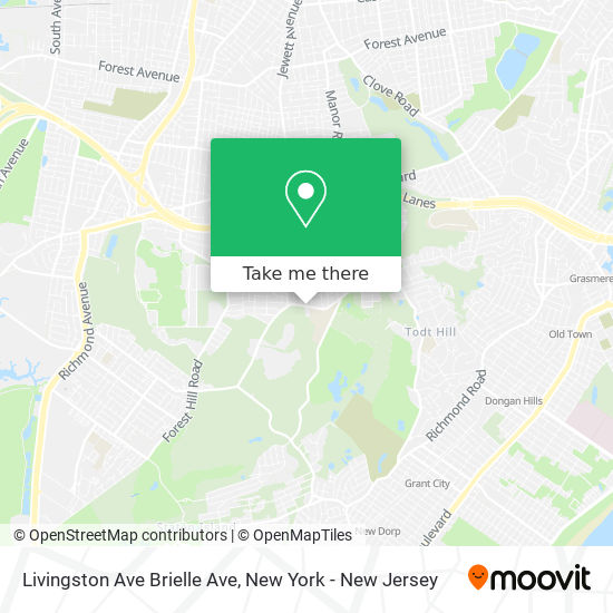 Mapa de Livingston Ave Brielle Ave